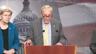 Senate Democratic leaders' press conference on AI/Trump and Xi Jinping's meeting