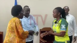 EAC CYCLING ADVENTURE: Minister Kadaga awards participants in Kampala