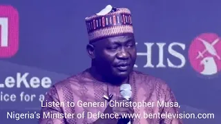 NIGERIA'S MINISTER OF DEFENCE SPEAKA ON POLICING #police