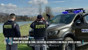 MAȘINĂ DE 50.000 DE EURO, CĂUTATĂ DE AUTORITĂȚILE DIN ITALIA, OPRITĂ LA BORȘ