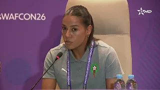 Ghizlane Chebbak, Captain of the Women's National Team: "We thank the Royal Moroccan Football Fed...