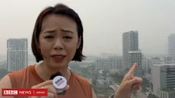 シンガポールで空がかすむ……インドネシアから山火事の有害な煙が流入