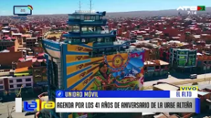 Preparan actividades por 41° aniversario de la ciudad de El Alto