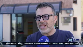 Campobasso, spaccatura nel centrodestra. Colagiovanni: "Niente lezioni"