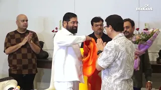 Dharmaveer 2 Poster Launch | CM Eknath Shinde, Bobby Deol, Prasad Oak | 9xJhakaas | #dharmaveer
