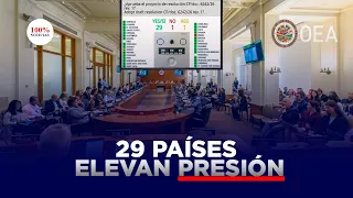 OEA aprueba con 29 votos reunión de cancilleres sobre Nicaragua