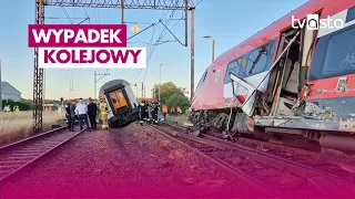 Serious train accident. Two trains collided