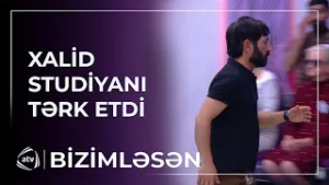 İşləmək istəməyən Xalid studiyanı TƏRK ETDİ / Bizimləsən
