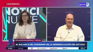 Federico Sturzenegger spoke exclusively with Noticiero 9