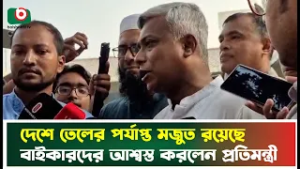 দেশে তেলের পর্যাপ্ত মজুত রয়েছে, বাইকারদের আশ্বস্ত করলেন প্রতিমন্ত্রী | Minister of State for Energy