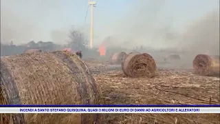 FIRES IN SANTO STEFANO QUISQUINA: NEARLY 3 MILLION EUROS IN DAMAGES TO FARMERS AND RANCHERS