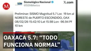 "No hay reporte de daños": Manuel Maza Sánchez, Director de PC tras sismo en Oaxaca