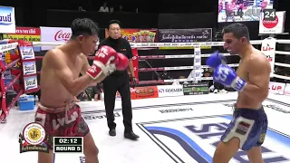 Muay Thai Highlight: Jitmuangnon Fight | Berkban Lookmuangphet VS Abdul Saengmorakot
