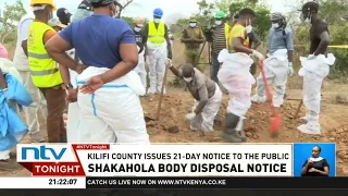 Kilifi county govt issues public notice for identification and collection of over 400 bodies
