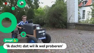Merijn turned a dumpster into a car