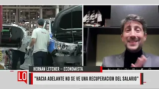 Letcher on household debt: "It is the main problem for the Argentine economy"