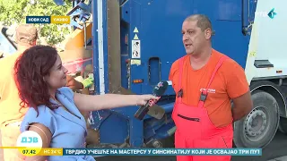 Kako vrućinu podnose radnici Gradske čistoće?