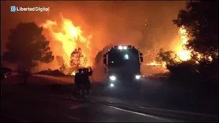 INCENDIOS ESPAÑA | El infierno de la UME en Ávila luchando contra el fuego, desde dentro