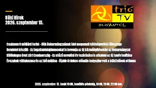 Büki Hírek 2026. szeptember 15.