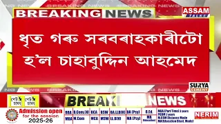 পল্টন বজাৰ আৰক্ষীৰ জালত এটা গৰু সৰবৰাহকাৰী