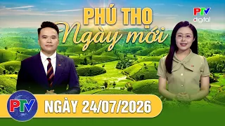 Phu Tho New Day July 24, 2026 | Free textbooks for students