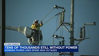 Tens of thousands still without power in NW Indiana after storm damage