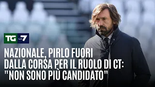 National Team, Pirlo out of the running for head coach: "I am no longer a candidate"