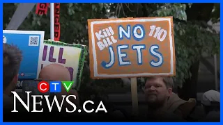 Toronto residents rally in support of cancelled Billy Bishop expansion