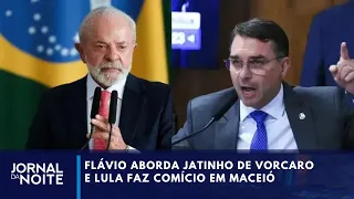 Flávio addresses Vorcaro's private jet and Lula holds rally in Maceió | Nightly News