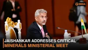 Jaishankar Addresses Critical Minerals Ministerial Meet