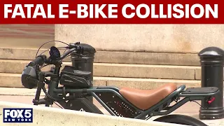 Teen on e-bike dies in collision with SUV in Manhattan, NYPD says