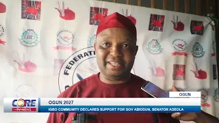 Ogun 2027: Igbo Community declares support for Gov Abiodun, Senator Adeola,vows massive mobilisation