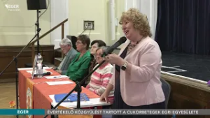 Évértékelő közgyűlést tartott a Cukorbetegek Egri Egyesülete - 2026.03.02.