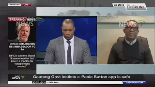 Gauteng Govt instists e-Panic Button app is safe