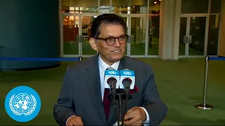 Incoming President of the General Assembly - Media Stakeout | United Nations