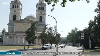 Csütörtöktől harmadfokú hőségriasztás lép életbe - 2026.07.28.