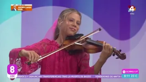 8AM - Mirra Roza, la niña que toca el violín a beneficio de los animales