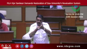 MLA Vijai Sardesai Demands Restoration of Goa University’s Revaluation System