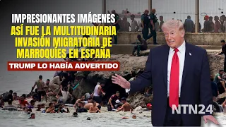 This Was the Massive Migrant Invasion of Moroccans in Spain: Trump Had Warned About It