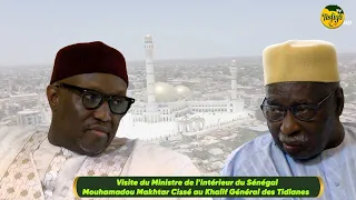 Visit of Minister of the Interior Mouhamadou Makhtar Cissé to the Khalif General of the Tidianes ...