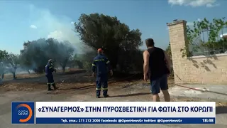 Συναγερμός στην πυροσβεστική για φωτιά στο Κορωπί - Ήχυσε το 112