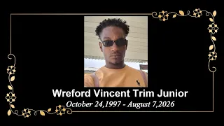 Death Announcement - Wreford Vincent Trim Junior