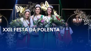Rio do Oeste escolhe a nova realeza da 22ª Festa Estadual da Polenta