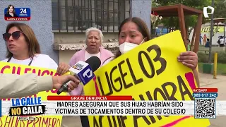 Mothers report alleged groping of students inside a school