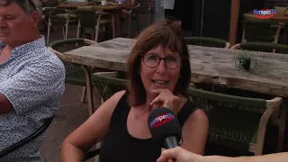 How do visitors feel about the wildfire risk in Vessem?
