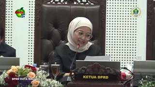 MALANG CITY DPRD PLENARY MEETING: DECISION MAKING ON THE 2025 APBD BUDGET ACCOUNTABILITY BILL