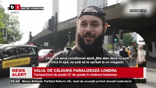 VALUL de CANICULĂ PARALIZEAZĂ Londra