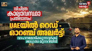 വിചിത്ര കാലാവസ്ഥാ പ്രതിഭാസം! UAEയിൽ റെഡ് -ഓറഞ്ച് അലർട്ട്! വാഹനമോടിക്കുന്നവർക്ക് മുന്നറിയിപ്പ്4K|N18G