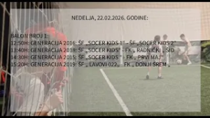 Raspored utakmica 14. vikenda LBŠ u Rumi (nedelja)