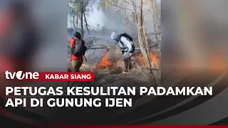 Petugas Gabungan Berjibaku Padamkan Kebakaran di Kawasan Pegunungan Ijen | Kabar Siang